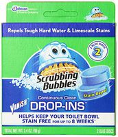 Vanish Drop-Ins Automatic Toilet Bowl Cleaner - Blue, 1.70 Ounce (Pack of 12)