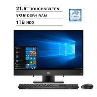 Dell 2020 Inspiron 22 3000 21.5 Inch FHD Touchscreen All-in-One Desktop (Intel Core i3-7130U up to 2.70 GHz, 8GB DDR4 RAM, 1TB HDD, Bluetooth, HDMI, Windows 10, Black) (Renewed)