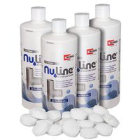 (4)-Pack, The 'Original' AC Line Drainline Buildup Remover Air Conditioner Condensate, 32 Ounce + (18) PT-151 Pan Tablets