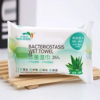 Wet Wipe Tissue Clean Hand Health Care WaterWipes Travel Size Towels Protection Unscented Baby Wipes, Alcohol Free, Sterilization and Disinfection, 26 Wipes/Pack