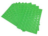 WEI LONG 10 Sheets(1020-pack) Multi-Colored Self-Adhesive PVC Photo Corners Stickers for DIY Scrapbook, Photo Storage, Personal Journal&Travel Recording Diary Adhesive