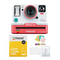 Polaroid Originals OneStep2 VF i-Type Instant Camera (Coral) with i-Type Color Film and Accessory Bundle (3 Items)
