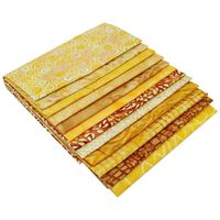 Island Batik Treats 12 Yellow Fat Quarters