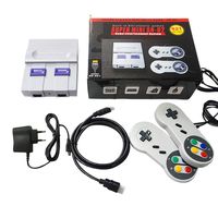 Sliversorrtery SUPER MINI NES Retro Classic Video Game Console TV Game Player Built-in 821 Games with Dual Gamepads