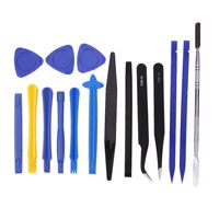 Awakingdemi Cross Opener Screwdriver Tool Kit, 16 Sets Universal Mobile Phone PC Laptop Opener Pry Repair Tool DIY Toolkit