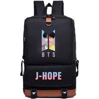 Aopostall BTS Merchandise,Kpop BTS Jimin Jungkook Suga V J-Hope Jin RM Laptop Bag College Backpack