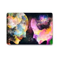 One Micron Compatible MacBook Pro 15 w/Touch Bar Case, Soft-Touch Hardshell Smooth Lightweight Compatible MacBook 15 Inch 2016 (Model:A1707)-Black Creative Brain