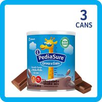 PediaSure Grow & Gain Non-GMO Shake Mix Powder, Nutritional Shake For Kids, With Protein, DHA, Antioxidants, and Vitamins & Minerals, Chocolate, 14.1 oz, 3 Count