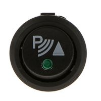 MonkeyJack Green LED Round 3 Pin Rocker 12v DC Dashboard Panel Switch Parking Reverse Backup Sensor Front Rear