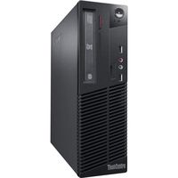 Lenovo ThinkCentre M72e Small Form Factor (SFF) Business Desktop, Intel Quad Core i5-3470 Up to 3.6GHz CPU, 8GB DDR3 RAM, 128GB SSD + 500GB HDD, DVD, WiFi, Windows 10 Pro (Certified Refurbished)
