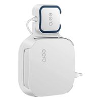 STANSTAR Wall Mount Brackets for EERO Pro WiFi System,Simple and Useful Designed,Space Saving,Sturdy Wall Mount Holder Without Messy Wires or Screws. (1 Pack)