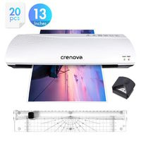 Crenova 13 Inches Laminator A3 with Paper Cutter