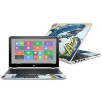 MightySkins Skin Compatible With HP Pavilion x360 15.6" (2016) - Robo Shark | Protective, Durable, and Unique Vinyl Decal wrap cover | Easy To Apply, Remove, and Change Styles | Made in the USA