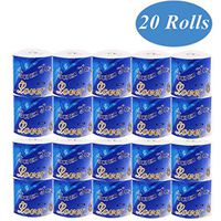 jialixing Premium Silky & Smooth 2-Ply Toilet Paper, Ultra Soft Professional Series White Rolls Paper Skin-Friendly No Fragrance Household Bath Tissue -100% Natural Wood Pulp Hand Towels for Daily Use