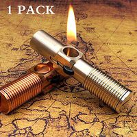 Antique Refillable Oil Vintage Lighters,Trench Retro Copper Cigarette Lighter,Funny Old Wheel Kerosene Cool Lighters