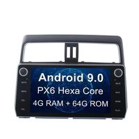 SYGAV Car Stereo for 2018 Toyota Prado Radio Android 9.0 Touch Screen 10.2 Inch with Carplay GPS Navigation Head Unit