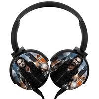 Roman Reigns Stereo Headphones Lightweight with Mic Over Ear, Cute Headsets for iPhone, Ipad, Smartphone and Tv 3.5Mm Black