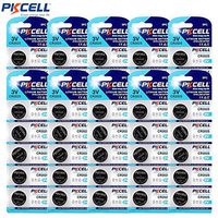 PKCELL 3V CR2025 CR 2025 ECR2025 DL2025 Lithium Button Cell Battery 50Pcs