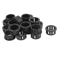 uxcell 20pcs 19mm Mounted Dia Snap in Cable Hose Bushing Grommet Protector