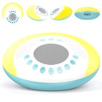 DONGBALA Sleep Instrument, White Noise Sound Machine for Sleeping Portable Sleep Soother with LED Night Light 9 Natural Sounds Auto-Off Timer for Baby Home Office Travel