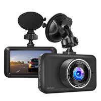 Dash Camera 1080P Full HD Resolution 3" Screen Car Driving Recorder with Night Vision,140°Wide Angle Car Camera with Parking Monitor,Motion Detection,Loop Recording Dashboard Camera