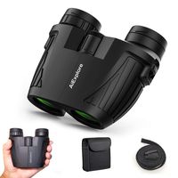 12x25 Compact Binoculars for Adults and Kids, Folding Waterproof Mini Lightweight Binoculars Easy Focus with BAK4 Low Light Technology for Hunting, Bird Watching, Hiking, Concert, 2019 New