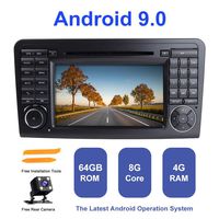 Android Car Radio Stereo,TOOPAI for Mercedes-Benz GL ML Class W164 X164 ML350 ML450 ML500 GL320 GL450 Android 9.0 Octa Core 4G RAM 64G ROM 7 Inch Capacitive HD Screen Double Din in Dash Auto GPS