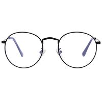 Blue Light Blocking Glasses for Women Man Round Metal Anti Blue Ray for Computer Harmful Ray UV Blocker Gaming Glasses