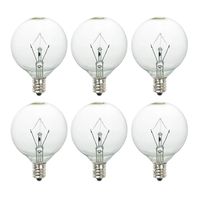 RunParts 25 Watt Wax Melt Warmer Light Bulb for Full-Size Scentsy Warmers & Candle Wax Melt Warmer,6 Pack Scentsy Warmer Bulbs,Extra Long Life