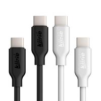 USB Type C Cable, Kiirie Fast Charging USB C Cable 4 Pack (2 x 3.3ft, 2 x 1ft) with Kevlar Fiber for Samsung Galaxy S8/Plus Note 8, LG G6 V20 G5, Moto Z, HTC 10 and More