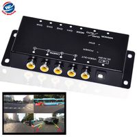 Auto Wayfeng WF IR Control 4 Cameras Video Control Car Cameras Image Switch Combiner Box for Left View Right View Front Rear Parking Camera Box