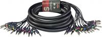 Stagg 15ft. Multicore Cable - 16 x Mono Phone Plug / 16 x Mono Phone Plug