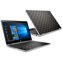 MightySkins Skin Compatible with HP Pavilion x360 15.6" (2018) - Black Wall | Protective, Durable, and Unique Vinyl Decal wrap Cover | Easy to Apply, Remove, and Change Styles | Made in The USA