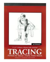 Jack Richeson 9-Inch-by-12-Inch Tracing Paper Pad, 50-Sheet
