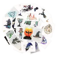 Harry Poster Laptop Stickers - 25 Pack Vinyl Decals Waterproof Suitable for Water Bottle Car Motorcycle Bicycle Bumper Skateboard Helmet Luggage Phone Case DIY Decoration Gift [No-Duplicate]