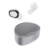 True Wireless Earbuds, bomow 5.0 Bluetooth Headphones in-Ear Deep Bass Noise Cancelling Earphones with 24H Cycle Playtime, Wireless Earphones Bluetooth with Portable Charging Case