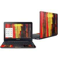 Mightyskins Skin Compatible with Samsung Chromebook 3 11.6" Wrap Cover Sticker Skins Painted Wood