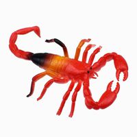 Dartphew Toys,Dartphew 1PCS Funny Educational Science Toy Simulated Scorpion Model Toy For Kids Children To Cultivate Children's Cognition Of Natural Animals (Red)