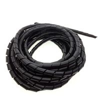 YXQ 8mm Spiral Wire Wrap Tube PC Manage Cable for Computer Car Wire Cover Sleeve,9.7M Length (8mm Dia 9.7M)