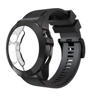 Cuteey Compatible with Fenix 5X Bands with Case, Silicon Replacement Bands Watch Strap for Garmin Fenix 5X /Fenix 5X Plus Smartwatches Accessories