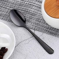 Stainless Steel Tea Spoon-Stainless Steel Dinner Spoons-Long Stainless Steel Spoon-Soup Spoons-Great Soup Spoons for Home, Kitchen or Restaurant-Tools for Kitchen, Dining Room