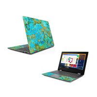 Mightyskins Skin Compatible with Lenovo Flex 6 11" (2018) - Teal Marble | Protective, Durable, and Unique Vinyl Decal Wrap Cover | Easy to Apply, Remove, and Change Styles | Made in The USA