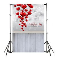 Face Book HOT !! Auwer 3x5FT Easter Vinyl Wood Wall Floor Photography Studio Prop Backdrop Background 3x5FT (F)