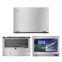 GADFLY Silver Aluminum Skin Decal wrap Skin Case for Lenovo Yoga 260 12.5" Touch Screen Laptop