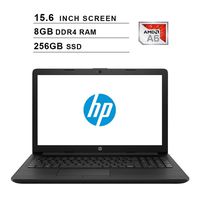 2019 HP Newest Premium 15.6 Inch HD Laptop (AMD A6-9225 Dual-Core up to 3.0 GHz, 8GB DDR4 RAM, 256GB SSD, AMD Radeon R4, Bluetooth, WiFi, DVD, Windows 10)