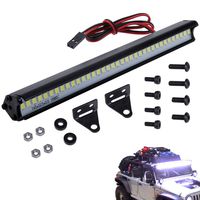 LED Light Bar Roof Lamp Kit for 1/10 RC Crawler Cars Traxxas TRX4 Slash 4x4 Axial SCX10 Wraith D90 Gen8