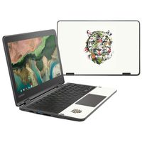 MightySkins Skin Compatible with Lenovo 300e Chromebook 11.6" (2018) - Jungle Tiger | Protective, Durable, and Unique Vinyl Decal wrap Cover | Easy to Apply, Remove | Made in The USA
