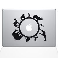 The Decal Guru Animal Planet MacBook Decal Vinyl Sticker - 15" MacBook Pro (2015 & Older) - Black (0193-MAC-15P-BLA)