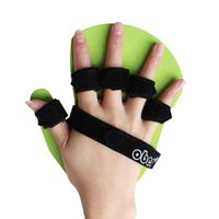 Hand Finger Board Orthosis Split Adjustable Finger Training Device Ober Thumb Wrist Sprain Support Reflex Stroke Hemiplegic Fingers Fixed Joint Loose Rehabilitation (L, Right)