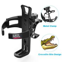 kemimoto ATV Cup Holder Metal Swivel Motorcycle Drink Holder Compatible with Harley Honda Suzuki Yamaha Can Am Rollator Walker Wheelchair Pushchair Bicycle